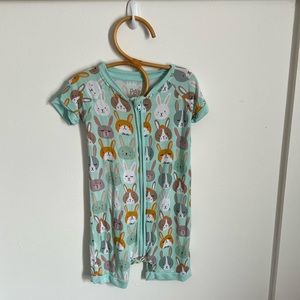 Little sleepies bamboo Play bunnies shorty